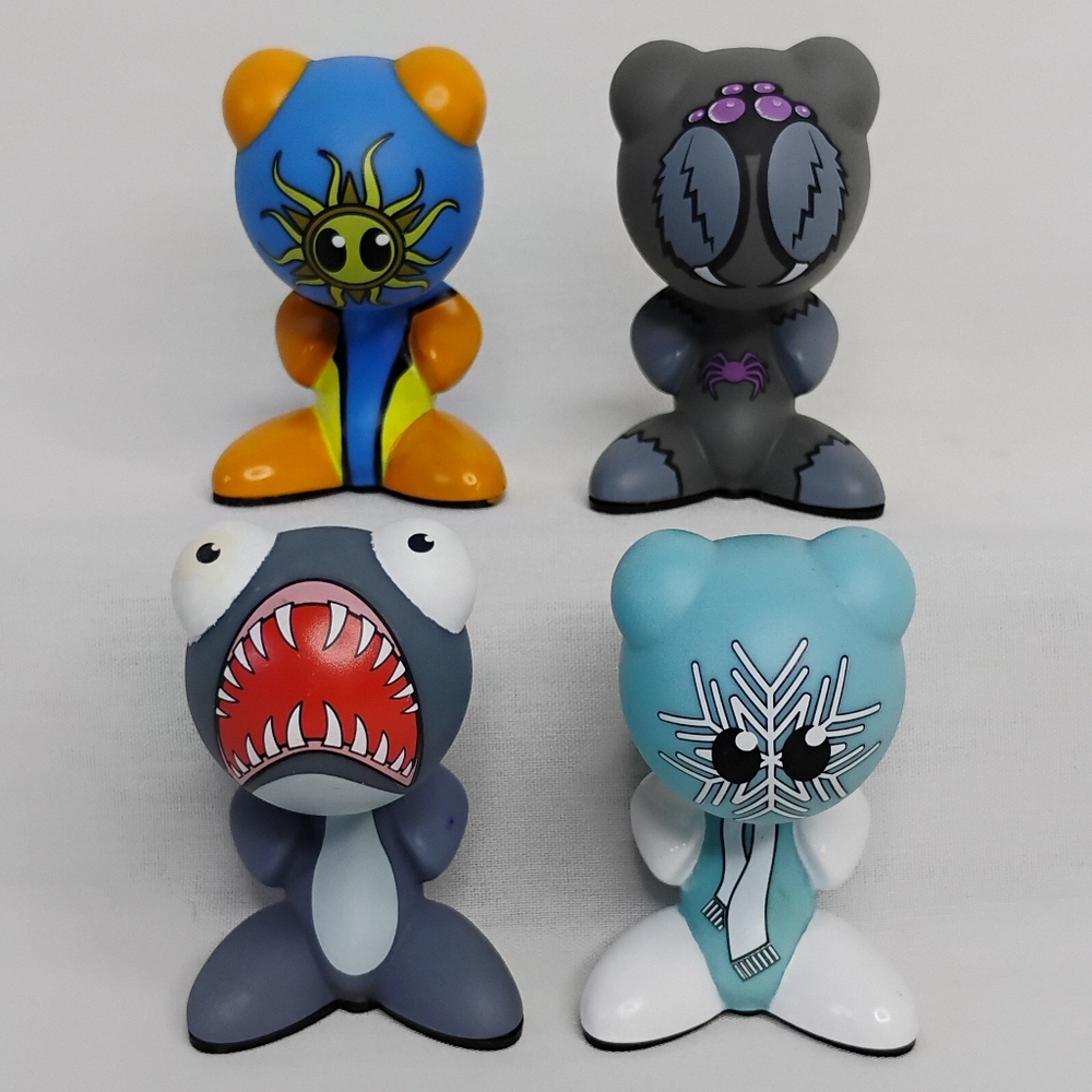 UB Funkeys Funkiki Island Base Figures Full Set Nibble Sol Flurry Webley PC Game